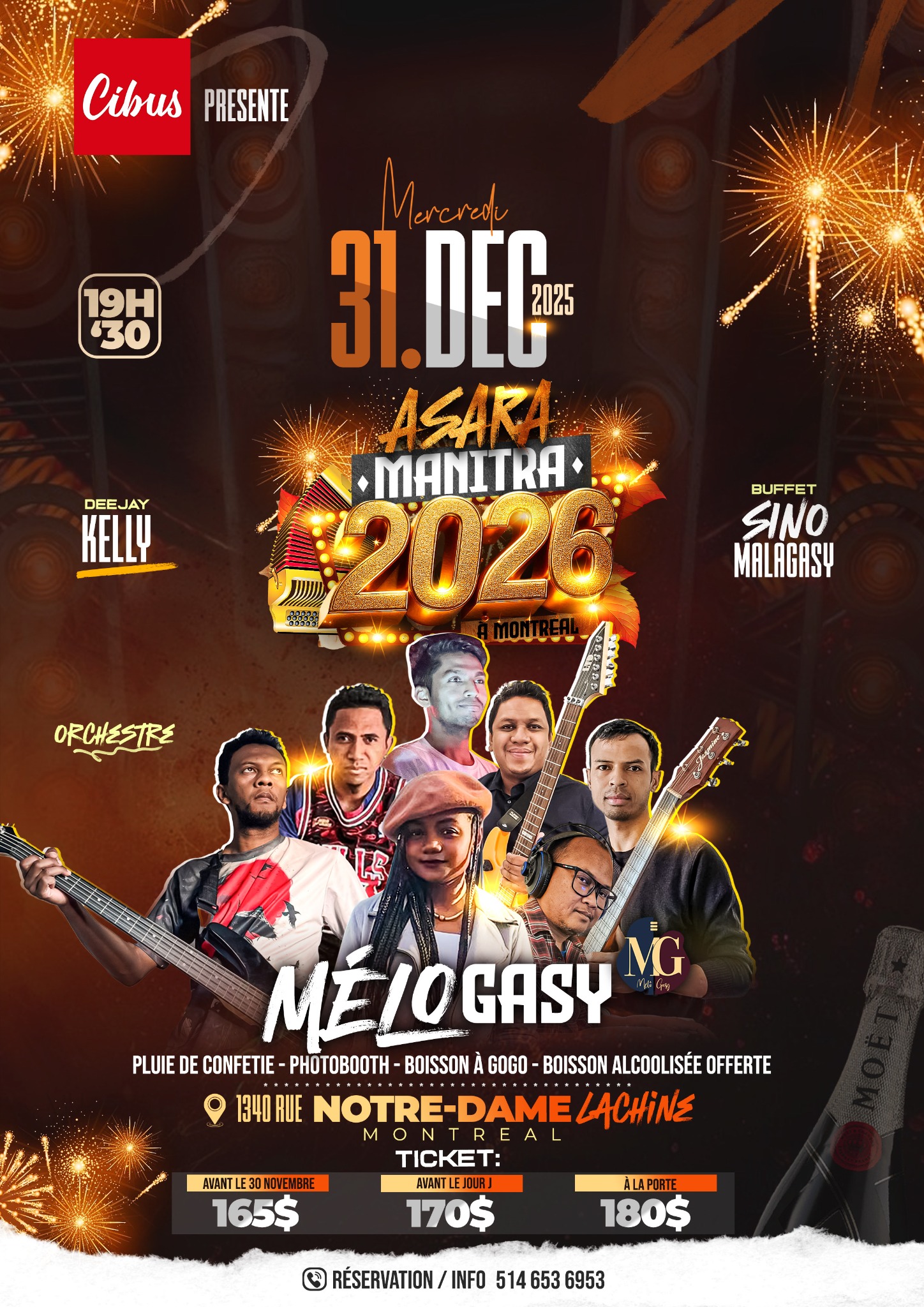 Réveillon 2026 — Asara Manitra